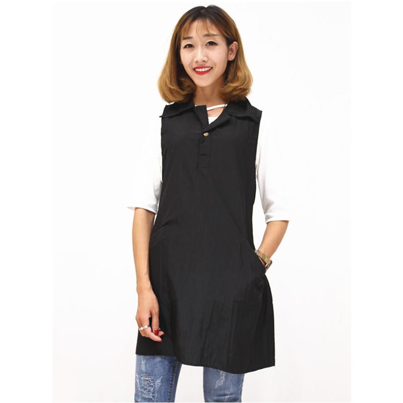 爆款美甲美发美容院技师无袖围裙韩版时尚服务员工作服女厂家