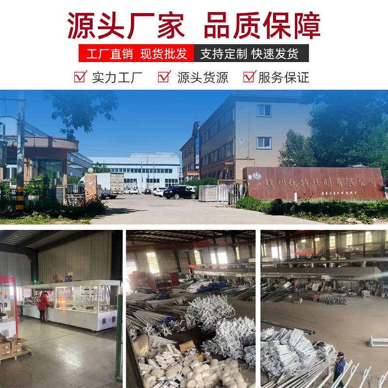 太阳能市电4m5米六米小区6米市政8米双头路灯 10米12米双臂路灯