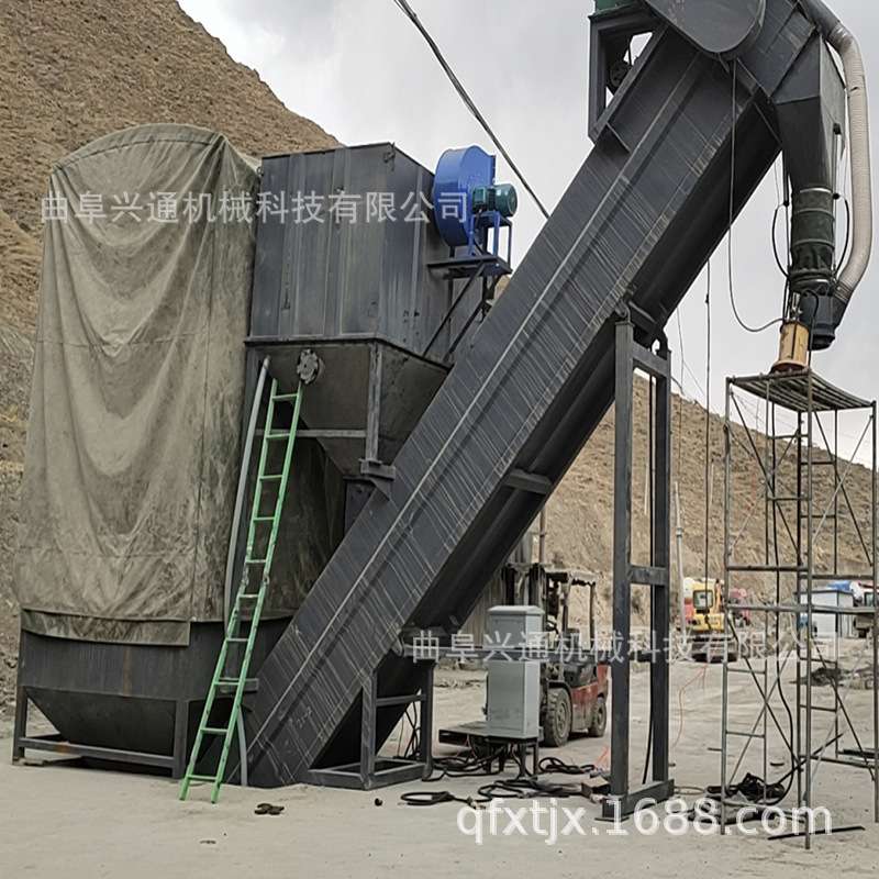 码头水泥拆箱机 安徽港集装箱卸灰拆箱机矿粉中转卸集装箱提升机