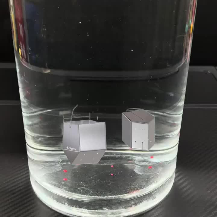 钓鱼打窝神器新型沉底下窝料不锈钢翻斗水底精准钓鱼开口投饵神器