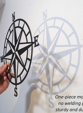 极速Meatal Wall Art Compass Wall Decoration Metal Wall Decor