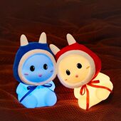 Silicone 极速USB Anim Lamps REechargeable Decorative Rabbits