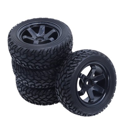 极速4PCS 110 Rally Tires On Road Wheel J75mm Rubber Tyre 12m