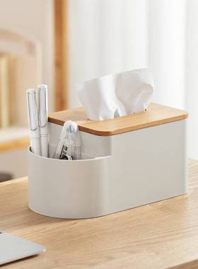 极速Home Kitchen Woopden Plastic Tissue Box Solid Wood Napki