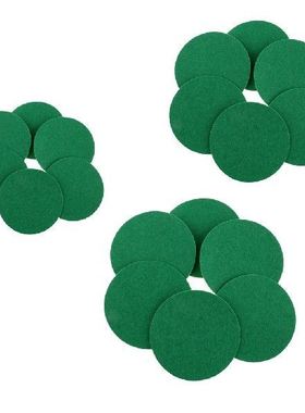 极速Air Hockey Table Pushers Felt Pads, SPet of 6, Green,