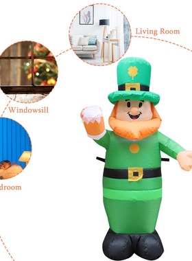 极速St Patricks Day Model Ornaments Scene Layout U1m Inflata