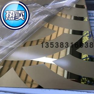 极速2021镜面玫瑰金l花纹蚀刻腐蚀图案不M锈钢板 定制蚀刻电梯门