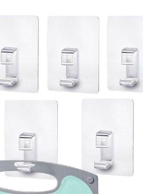 极速5pcs Transparent Hosoks For Bathroom Self Adhesive Door
