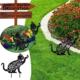 Outdoor 极速Metal Decor Decoratyive Stakes Cat Garden