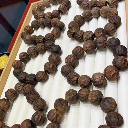 极速沉香锤纹珠大手u串 20mm TY1155