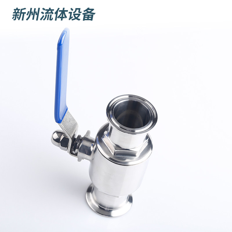 新品304不锈钢j快装球阀卫生级手动夹头快开式卡箍式直通球阀32 3