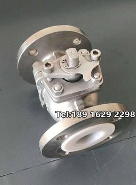 极速衬氟球阀304不锈钢DN8y0铸钢防腐蚀耐酸硷液氯罐底放料衬四氟