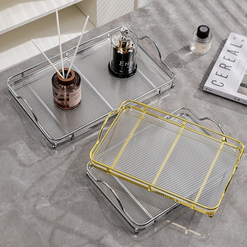 极速轻奢亚克力托盘客厅家用茶几水杯茶杯收纳盘长方形.多功能点,餐饮具,餐用托盘,淘宝优惠券,粉丝福利购,淘宝优惠卷