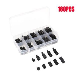 Black SpaVcer Colum Standoff M2.5 Hex 极速180Pcs Nylon