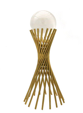 极速北欧风格水晶球小蛮腰摆件现代简约创意样板房客厅Z玄关家居