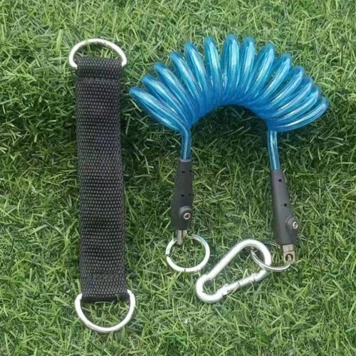 极速电动扳手专用安全绳绑带360度旋转头N伸缩型粗钢丝架子工木工