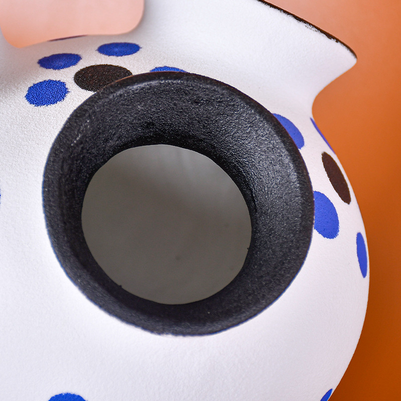 极速后现代轻奢创意花器景德镇陶瓷花瓶售楼处酒S店软装饰品精致