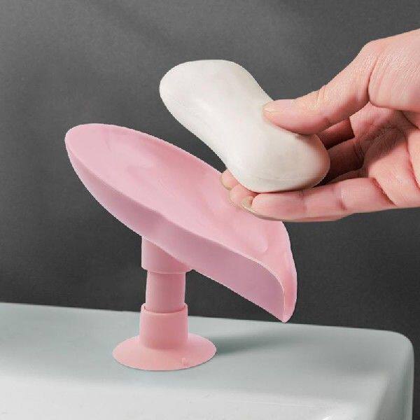 极速Suctioen Cup Soap Di Box For Bathroom ower Soap Holder