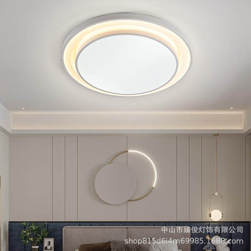 客厅大圆灯现代简约1米圆形大厅灯具80cm卧室led吸顶灯工厂直销