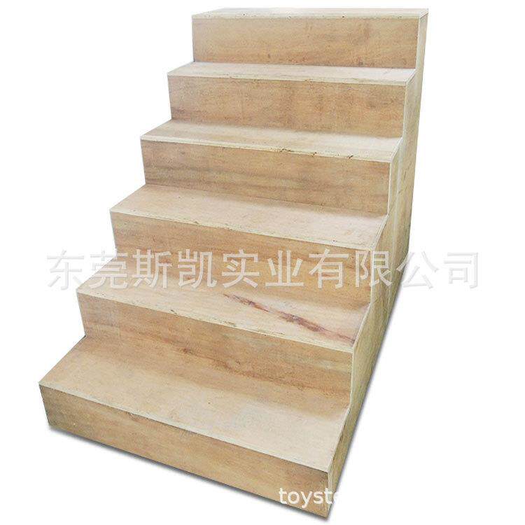玩具测试楼梯模拟六级翻滚台阶非弹性台阶模拟翻滚台阶