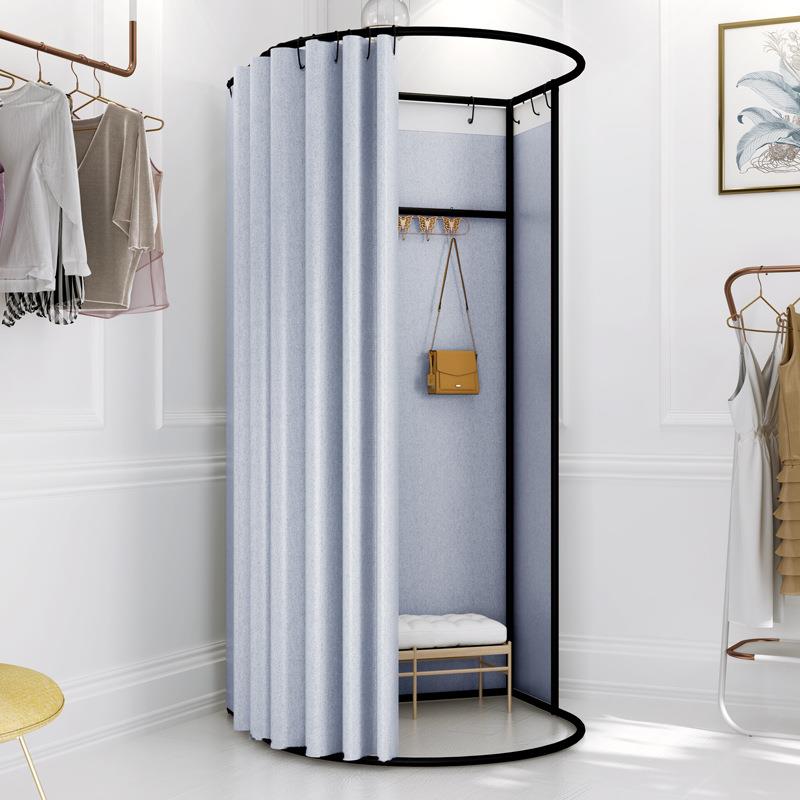 商场临时移动试衣间服装店落地便携式可折叠简易更衣室syj换繁星