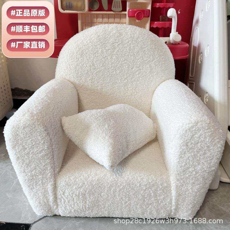 儿童摄影道具凳子新生儿宝宝拍照小沙发影楼周岁照小椅子带靠背