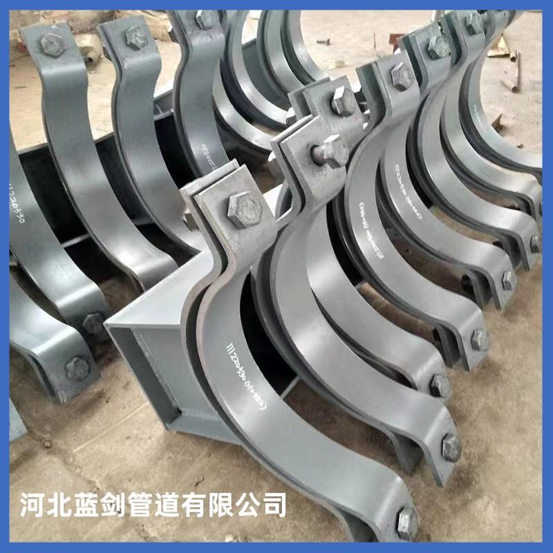 滑动支座管托导向管托T型管托焊接式双孔螺旋管夹固定管托支座