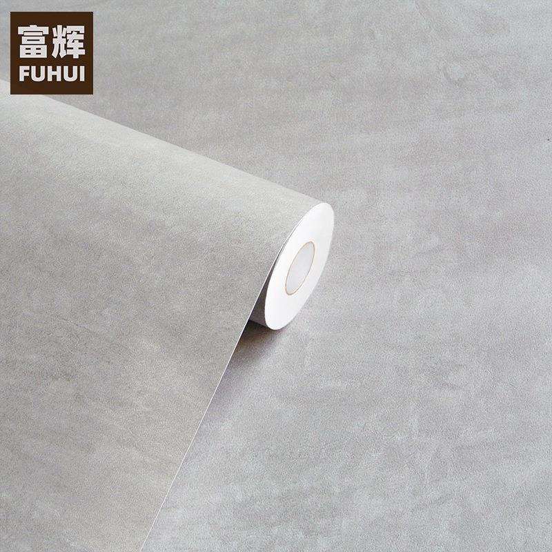 加厚复古水泥自粘墙纸PVC创意做旧壁纸贴膜导气槽波音软片HD-065