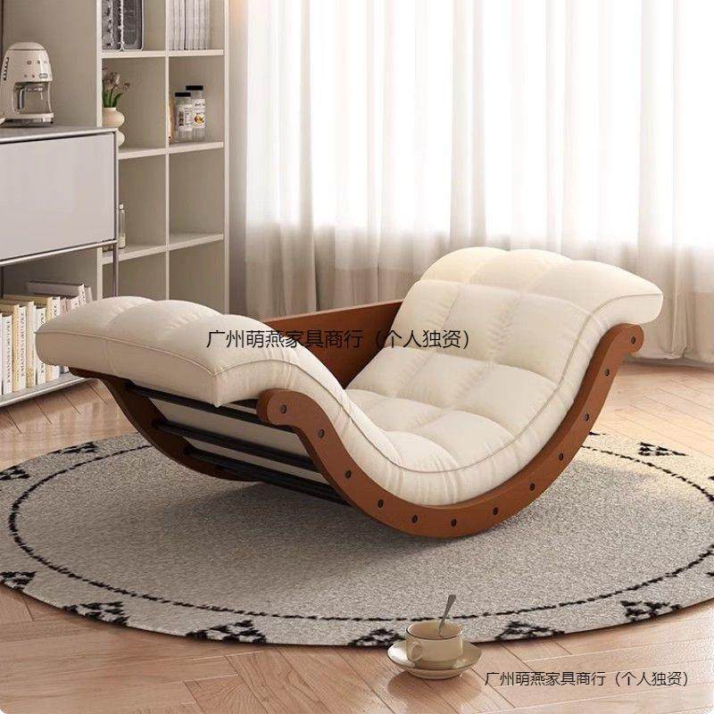 香蕉船懒人沙发摇摇椅多功能月亮摇椅客厅卧室阳台躺椅桌子椅子床