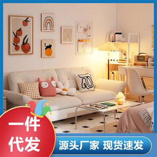 免洗小户型沙发床客厅出租屋公寓现代简约风卧室可折叠布艺小沙发