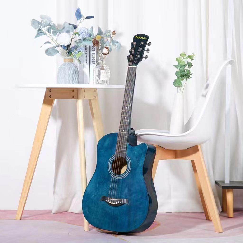 吉他初学者41寸民谣38寸木吉他新手入门成人练习吉它男女学生乐器