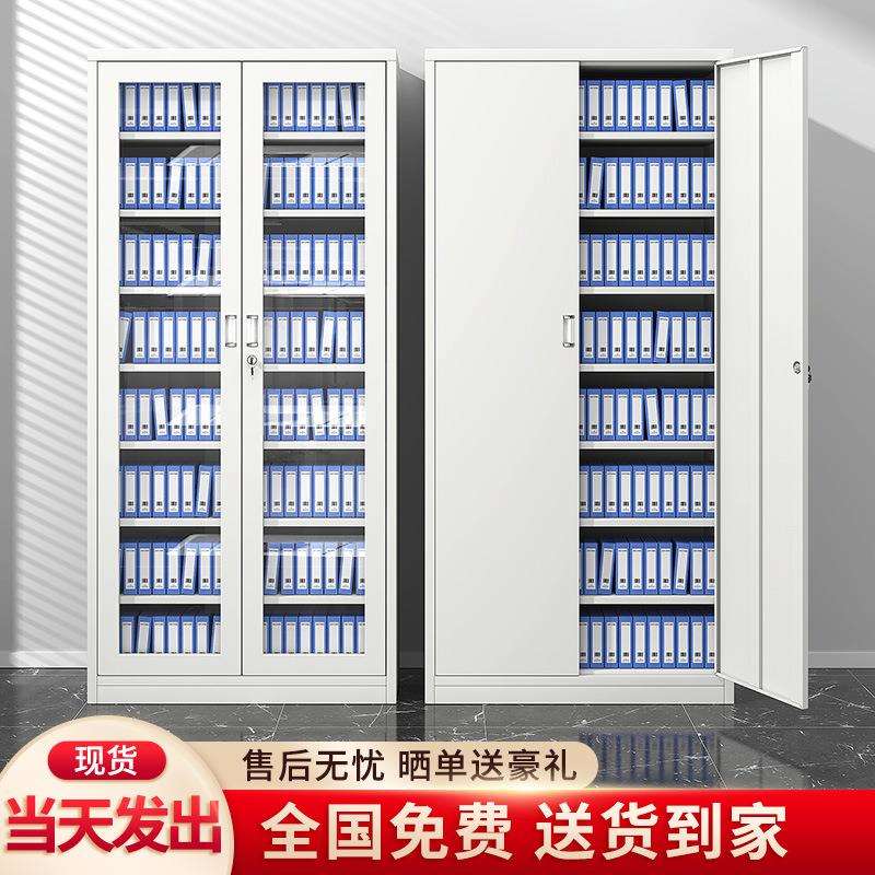 财务会计凭证柜档案柜资料柜铁皮文件柜办公室收纳柜子带锁储物柜