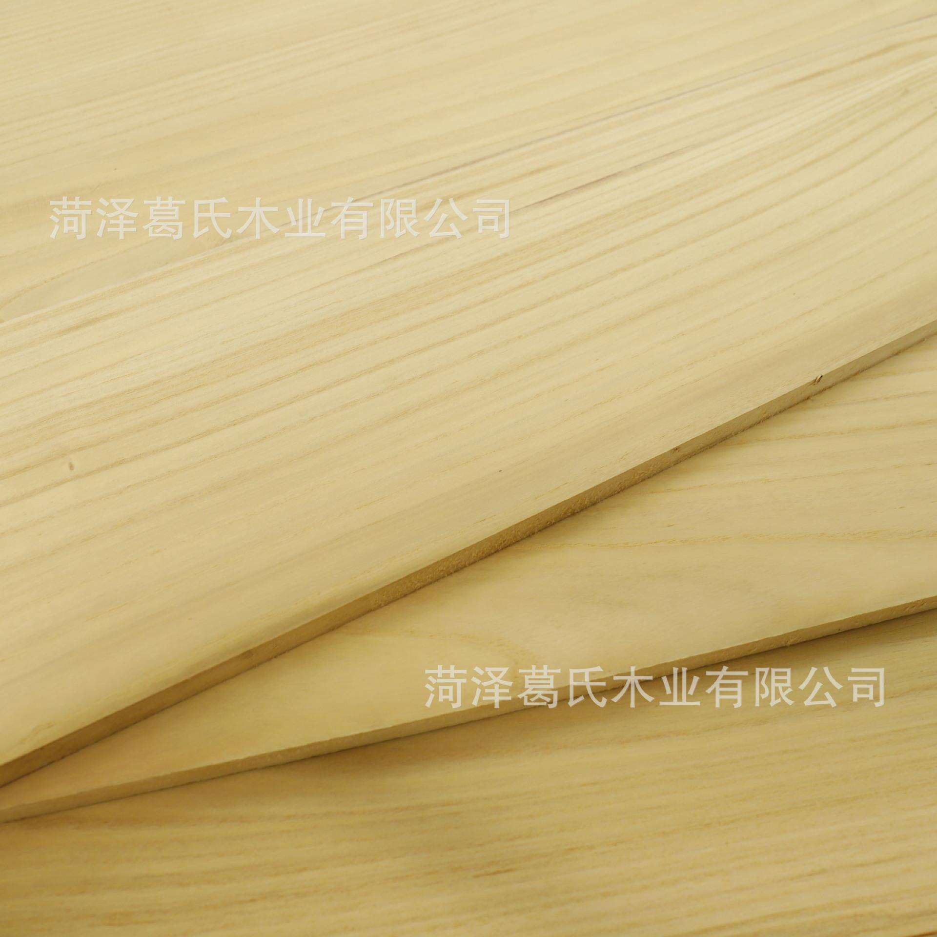 现货杨木直拼板杨木拼板可炭化处理杨木板家具衣柜大板