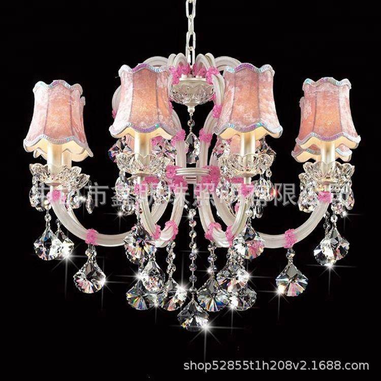 中山灯具新款欧式吊灯水晶吊灯客厅灯现代简约卧室餐厅蜡烛水晶灯