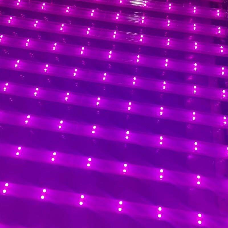 led户外彩色屏灯条卷帘屏室外亮化全彩户外广告网格彩屏格栅屏