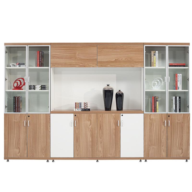 办公家具板式6门8门文件柜组合书柜资料柜带锁储物柜收纳