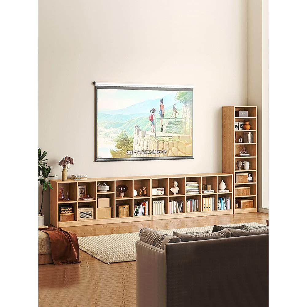 去客厅化书柜自由组合书架实木矮柜家用格子柜八格柜储物柜电视柜,智能设备,其他智能设备,淘宝优惠券,粉丝福利购,淘宝优惠卷