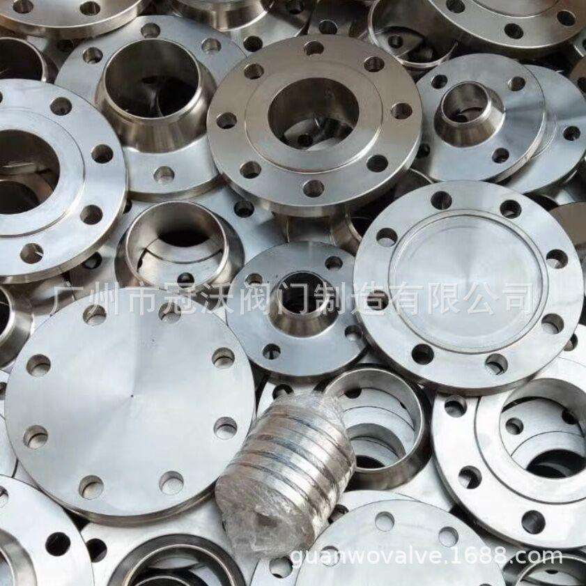 304不锈钢法兰片锻造锻打平焊冷卷带颈盲板堵片闷盖闷片BL盖板