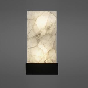 后现代简约客厅云石壁灯设计师床头卧室书房过道大理石走廊壁灯