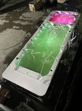 AOWO 6.3米户外按摩浴池大池 多人无边际游泳池花园swimmingpool