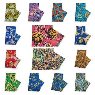 fabric wax 非洲超级蜡染布棉非洲传统花布40X40支 super African