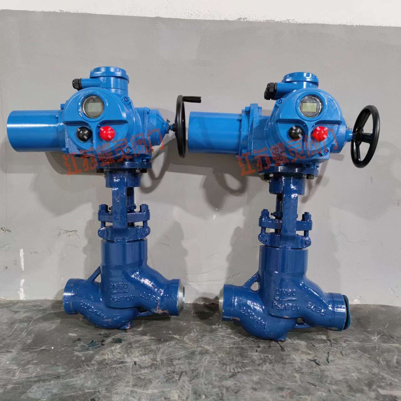 铬钼钢焊接截止阀 J961Y-P54/140V DN20手电两用电站蒸汽截止阀