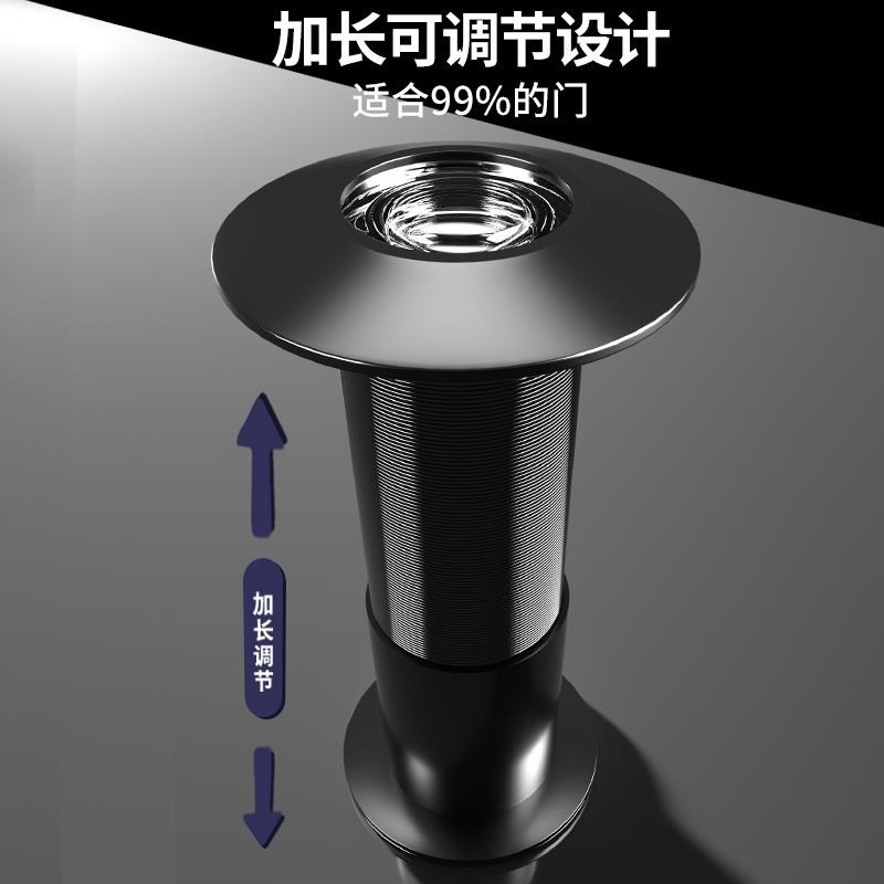 酒店猫眼门镜摄像头堵孔r高清防盗门眼通用家用门洞普通防撬入户