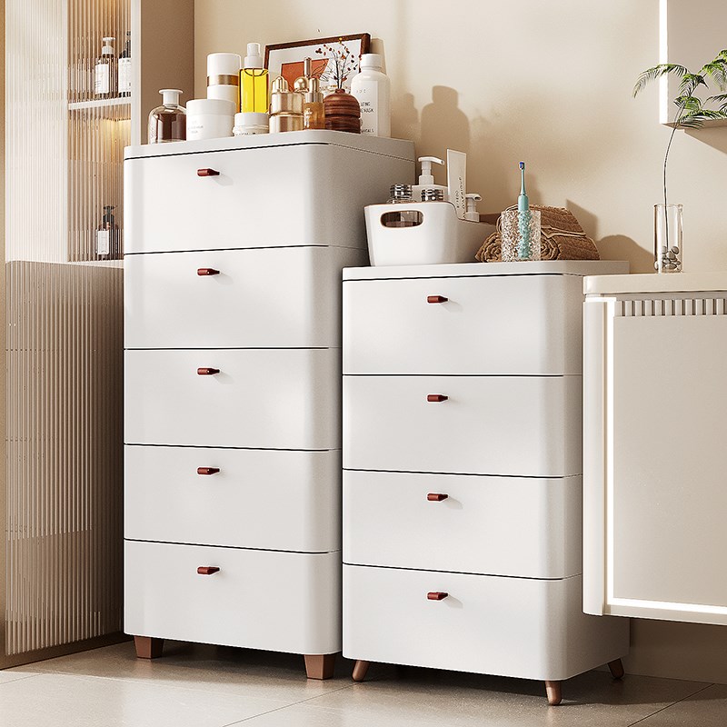 卫生间置物架落地抽屉式床头柜夹缝储物斗柜O浴室厕所洗手间收纳