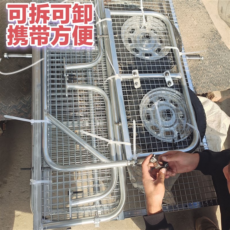 电动车摩托车拖车挂车后挂式户外C旅行骑行载物平板小拖车摆摊四