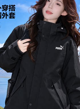 奥莱N冲锋夹克男外套秋季户外防风收纳袋防水情侣登山服上衣女