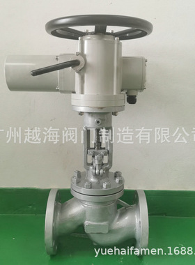 WJ941H-64电动波纹管截止阀 J941H电动截止阀 法兰截止阀电动阀