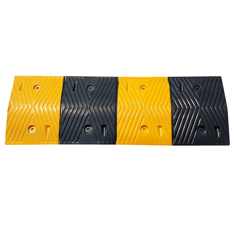 交通橡胶减速带坡道公路道路减速板汽车停车斜坡缓冲带减速垄