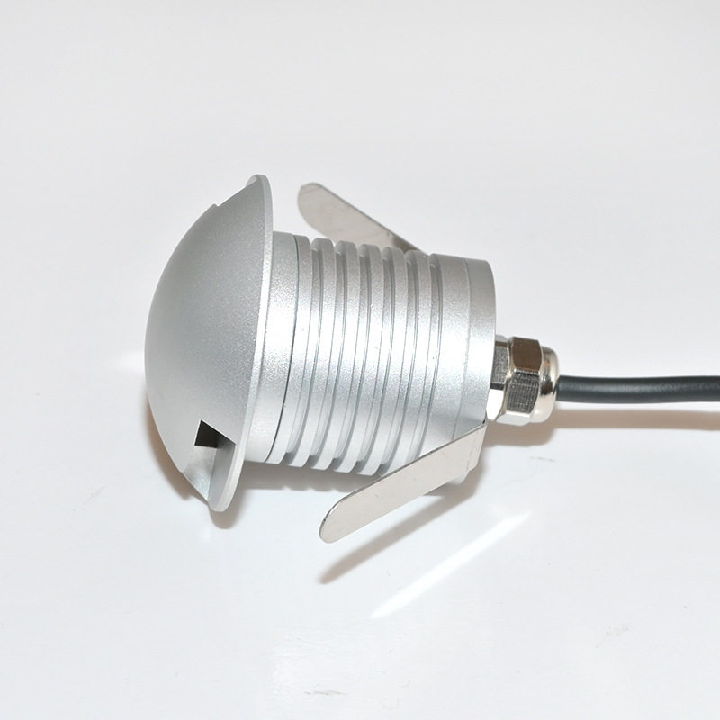 透光圆环地埋灯不锈钢草坪灯 户外公园射灯led墙角台阶景观装X20