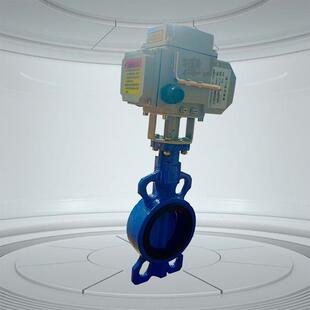 D971X-16QDN100DN125津上伯纳德电动对夹式凸耳蝶阀
